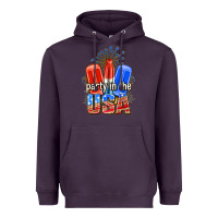 Plum party in the usa popsicles billie wilder Heavyweight Hoodie - texasbilliewilder