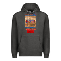 Charcoal Heather all american teacher 12 oz slim can cooler Premium Hoodie - Artiststas