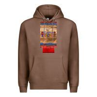 Chestnut all american teacher 12 oz slim can cooler Premium Hoodie - Artiststas