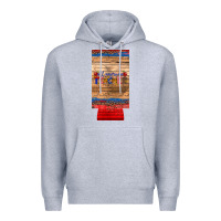 Heather Grey all american teacher 12 oz slim can cooler Premium Hoodie - Artiststas