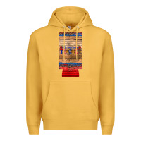 Mustard all american teacher 12 oz slim can cooler Premium Hoodie - Artiststas