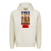 Oatmeal Heather all american teacher 12 oz slim can cooler Premium Hoodie - Artiststas