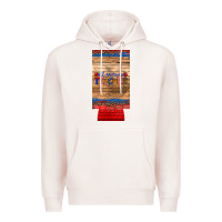 Pale Pink all american teacher 12 oz slim can cooler Premium Hoodie - Artiststas