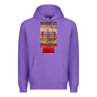Purple all american teacher 12 oz slim can cooler Premium Hoodie - Artiststas