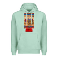 Seafoam all american teacher 12 oz slim can cooler Premium Hoodie - Artiststas