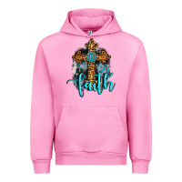 Fuchsia Pink faith western turquoise Urban Hoodie - AdoDesignShop