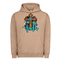 Pigment Burro faith western turquoise Urban Hoodie - AdoDesignShop