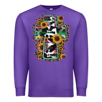Purple western cross Premium Sweatshirt - RanaPortraitStore