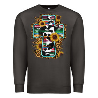 Smoke western cross Premium Sweatshirt - RanaPortraitStore