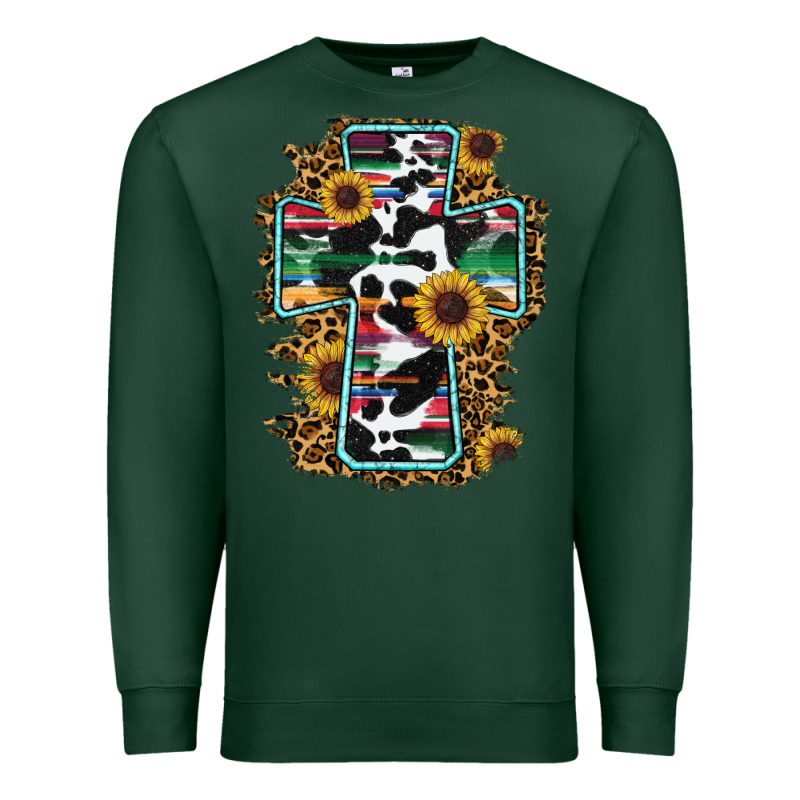 Western Cross Premium Sweatshirt by RanaPortraitStore | Teevron