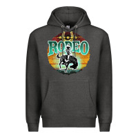 Charcoal Heather rodeo Premium Hoodie - JahusDesignShop