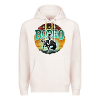 Pale Pink rodeo Premium Hoodie - JahusDesignShop