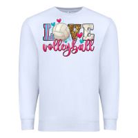 White love volleyball Premium Sweatshirt - Zillion Design Studio