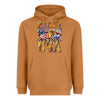 Meerkat party in the usa with leopard Heavyweight Hoodie - texasbilliewilder