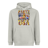 Moon Dust party in the usa with leopard Heavyweight Hoodie - texasbilliewilder