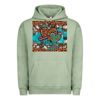 Pigment Oil Green hearts mama Urban Hoodie - Artiststas