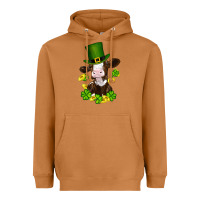 Meerkat st patricks day cow Heavyweight Hoodie - RanaPortraitStore
