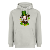 Moon Dust st patricks day cow Heavyweight Hoodie - RanaPortraitStore