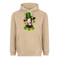 Mushroom st patricks day cow Heavyweight Hoodie - RanaPortraitStore