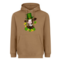 Toasted Coconut st patricks day cow Heavyweight Hoodie - RanaPortraitStore
