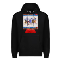 Black all american nurse 12 oz regular can cooler Premium Hoodie - Artiststas