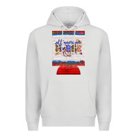 Dove Grey all american nurse 12 oz regular can cooler Premium Hoodie - Artiststas
