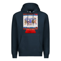 Navy all american nurse 12 oz regular can cooler Premium Hoodie - Artiststas