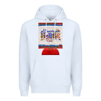 White all american nurse 12 oz regular can cooler Premium Hoodie - Artiststas