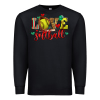 Black love softball Premium Sweatshirt - Zillion Design Studio