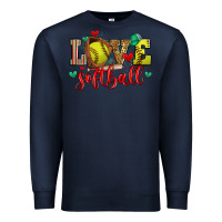 Navy love softball Premium Sweatshirt - Zillion Design Studio