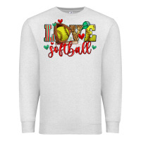 Love Softball Premium Sweatshirt | Teevron
