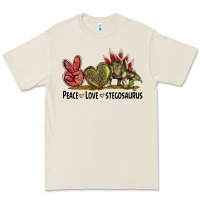 Bone Peace Love Stegosaurus Premium Tee - LillyAllenDesigns