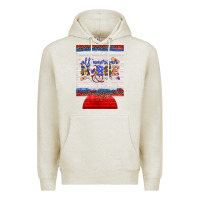 Oatmeal Heather all american nurse 12 oz regular can cooler Premium Hoodie - Artiststas