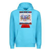 Ocean Blue all american nurse 12 oz regular can cooler Premium Hoodie - Artiststas