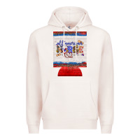 Pale Pink all american nurse 12 oz regular can cooler Premium Hoodie - Artiststas