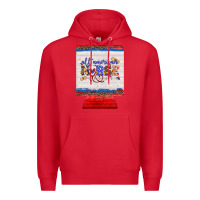 Red all american nurse 12 oz regular can cooler Premium Hoodie - Artiststas