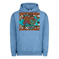 Pigment Pebble Blue hearts mama Urban Hoodie - Artiststas
