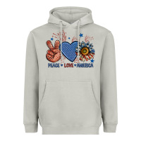 Moon Dust peace love america billie wilder Heavyweight Hoodie - texasbilliewilder