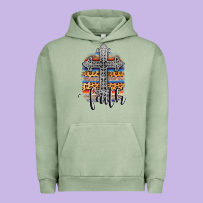 Western Faith Urban Hoodie Designed By Adodesignshop
