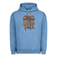 Pigment Pebble Blue western faith Urban Hoodie - AdoDesignShop