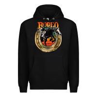 Black rodeo Premium Hoodie - JahusDesignShop