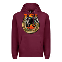 Burgundy rodeo Premium Hoodie - JahusDesignShop
