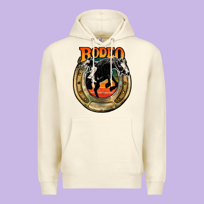 Rodeo Premium Hoodie Designed By Jahusdesignshop