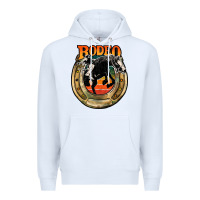 White rodeo Premium Hoodie - JahusDesignShop