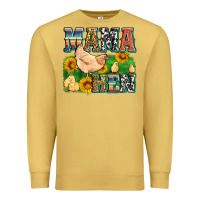 Antique Gold mama hen Premium Sweatshirt - Zillion Design Studio