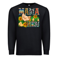Black mama hen Premium Sweatshirt - Zillion Design Studio