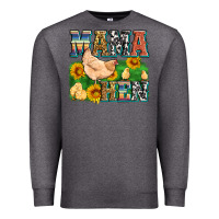 Charcoal Heather mama hen Premium Sweatshirt - Zillion Design Studio