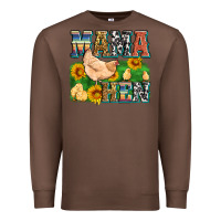 Chestnut mama hen Premium Sweatshirt - Zillion Design Studio