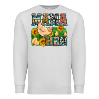 Dove Grey mama hen Premium Sweatshirt - Zillion Design Studio
