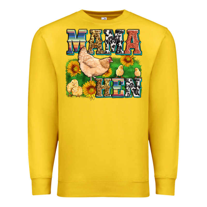 Mama Hen Premium Sweatshirt by Zillion Design Studio | Teevron